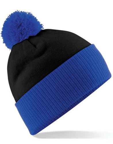 Beechfield B451 Unisex Snowstar Two-Tone Beanie/Accessory Hat - Picture 4 of 10