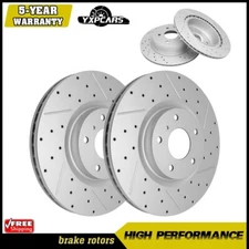 Front & Rear Drilled Brake Rotors Disc For INFINITI EX35 M35 Nissan 350Z 370Z