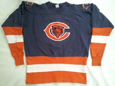 VINTAGE RARE MADE IN USA LEGENDS CHICAGO BEARS HOCKEY STYLE SWEATSHIRT
