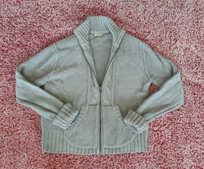 navy fitted cardigan