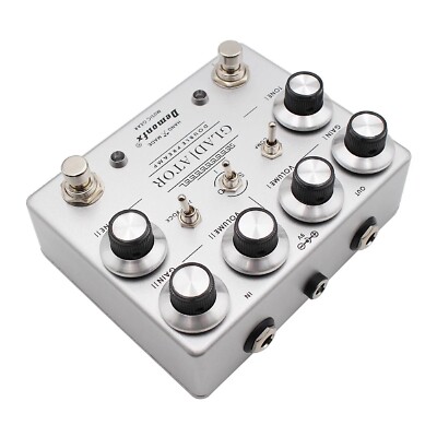 DemonFx GLADIATOR DOUBLE PREAMP Guitar Effect Pedal Fast U.S. Ship