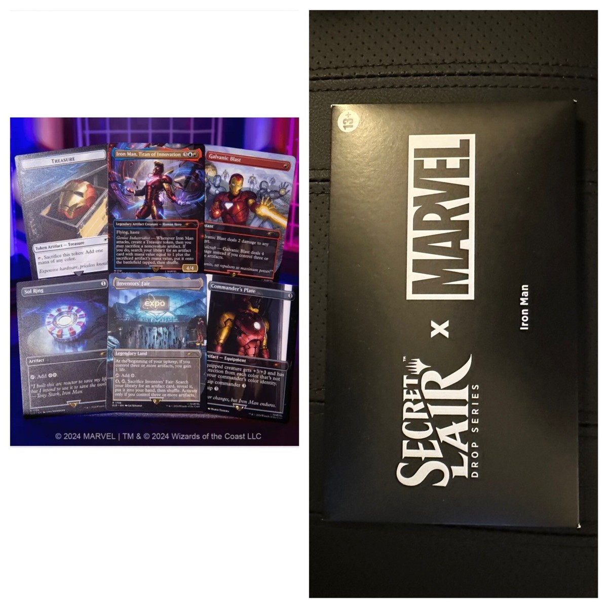 MTG Marvel Secret Lair Iron Man NON-Foil Sealed IN HAND!! | eBay