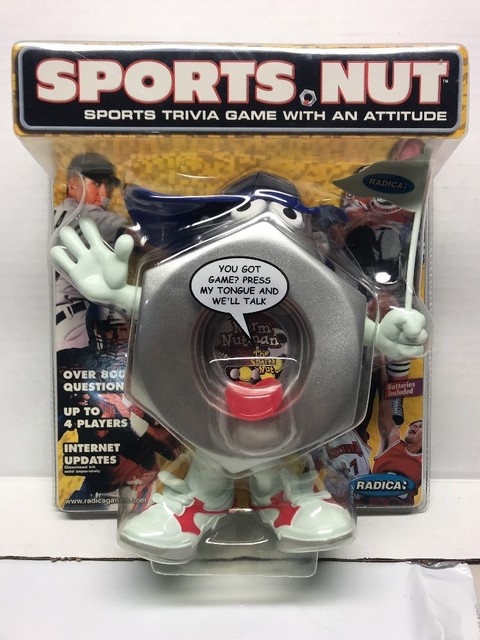 Electronic Trivia Game With An Attitude Figure Radica Sports Nut BRAND 