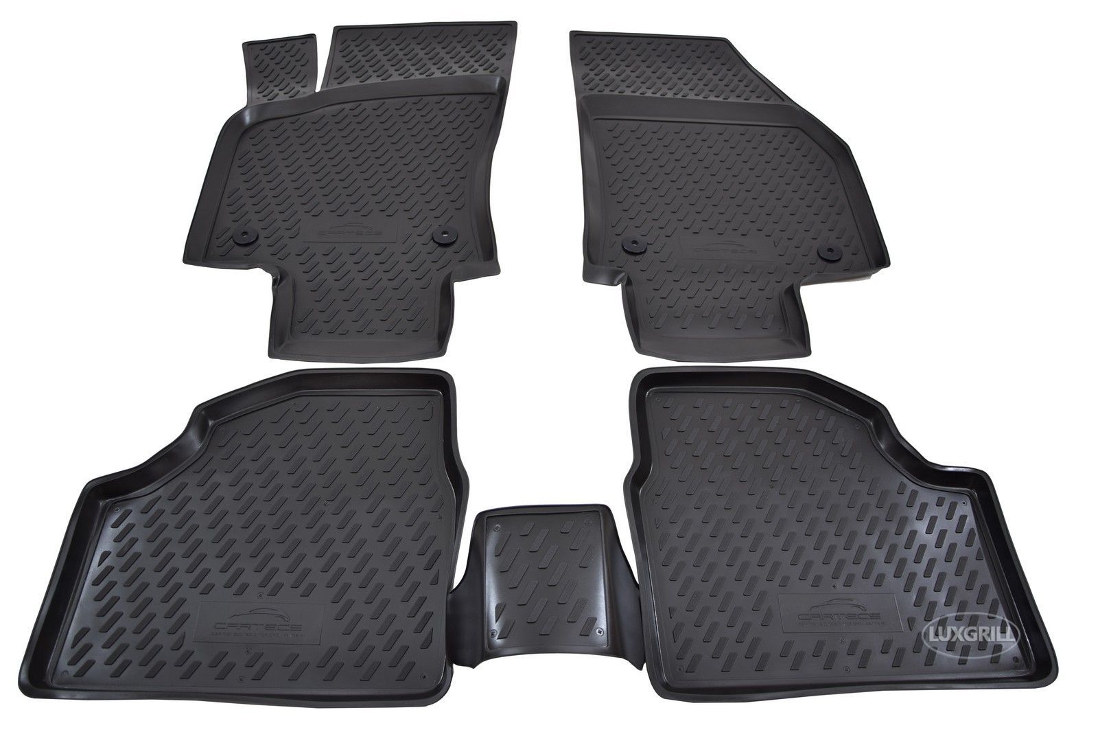 Tapis caoutchouc Opel Astra H bords hauts 3D anti-dérapant contre la boue et la pluie