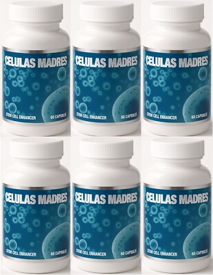 Celulas Madres ( 6 Bottles ) Madre Cell Enhancer Plus AFA Stem Cell Health Caps