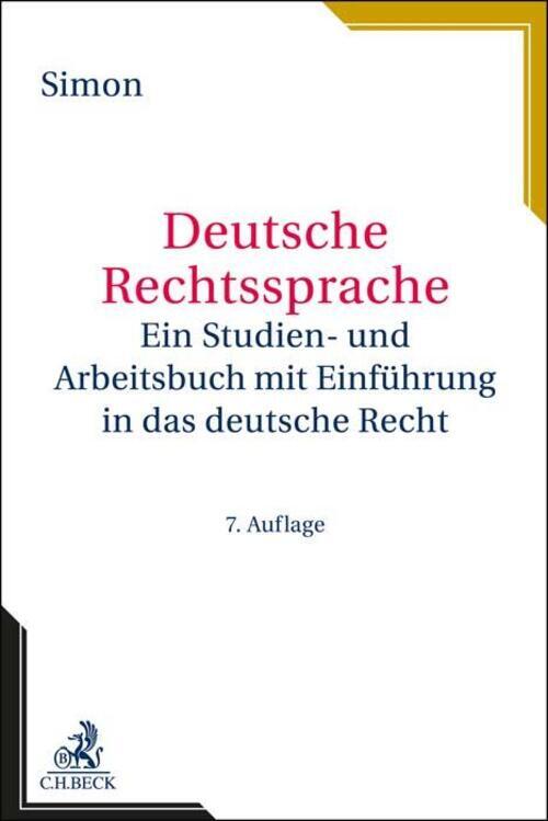 Thumbnail - Deutsche Rechtssprache | Heike Simon | Deutsch | Taschenbuch | Xxxiv |