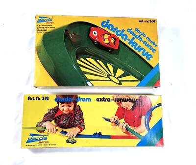 New Darda-Curve plus Darda-Drum Track Set, Made in W. Germany, Vintage 1980s