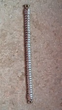 Uhrenarmband, Multiflex, ca. 0,7cm breit, hell Metall