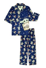 Star Wars Baby Yoda Boys Long Sleeve Pajama Set, 2-Piece, Sizes 4-12