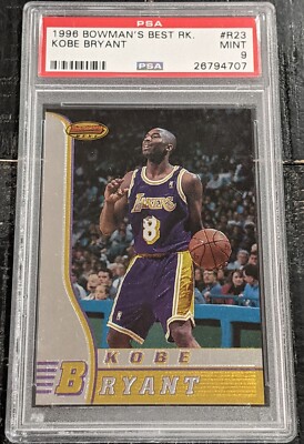 1996-97 Bowman's Best ROOKIES Kobe Bryant PSA 9 MINT #R23