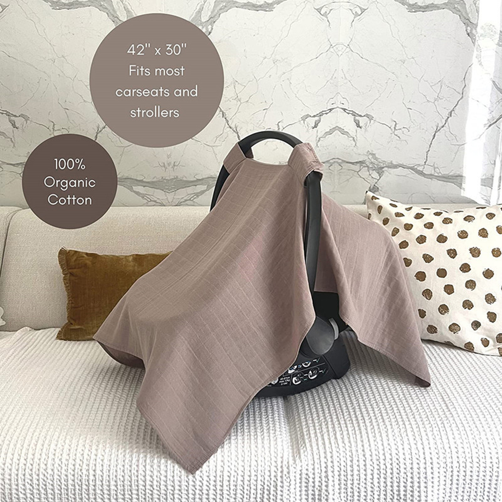 Protective Cover for Baby Car Seat Uv Resistant Infants Cartoon Infant