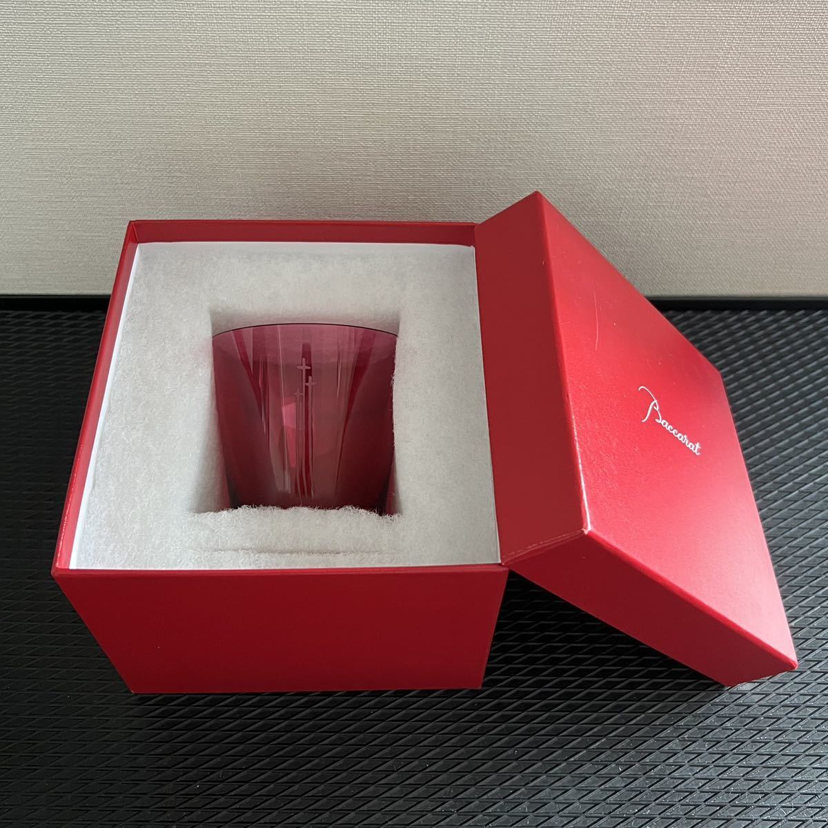Chrome Hearts x Baccarat Mosaic Baby Tumbler Mini Glass Red Rare w