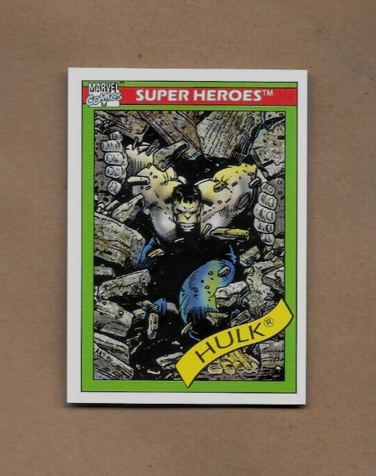 1990 Marvel Universe Series 1 Gray Hulk Card #17 Bruce Banner Joe Fixit VG/EX