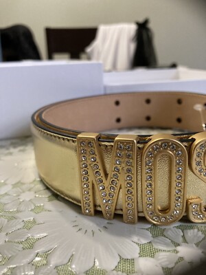 Moschino Gold and Silver Belt Moschino Gold Logo Belt (NWT) main image 4