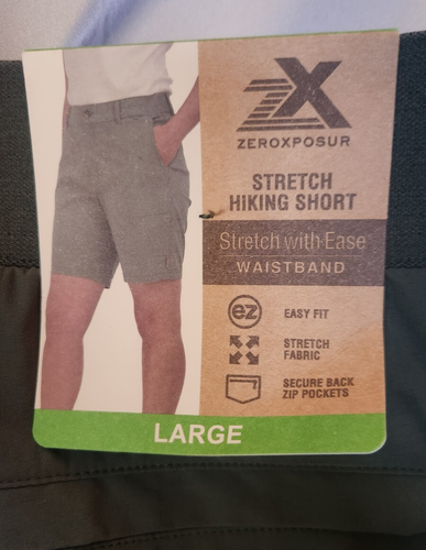 ZEROXPOSUR MENS HIKING / GOLF SHORTS STRETCH SIZE LARGE - Picture 2 of 7