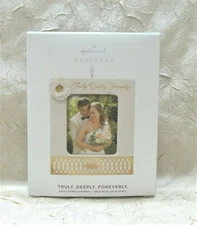 2019 Hallmark Truly Deeply Foreverly Christmas Ornament Holiday Newlyweds New