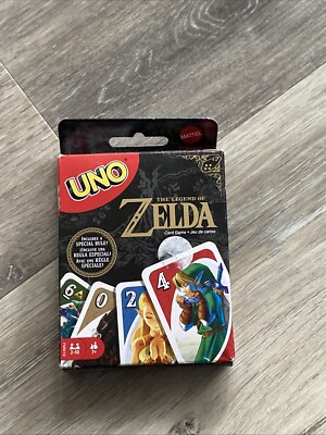 UNO The Legend Of Zelda – Edición Exclusiva Con Carta Wild Triforce Y Regla Especial, Juego De Cartas Para 2-10 Jugadores Desde 7 Años