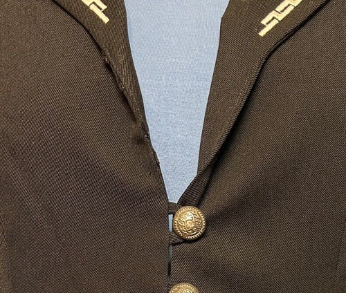 HAIRSTON ROBERSON Wool Jacket Black Embroidery Spanish Western USA Size 4 3522 - Picture 10 of 11