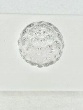 Golf Ball Clear Art Glass Paperweight Golf Desk Gift
