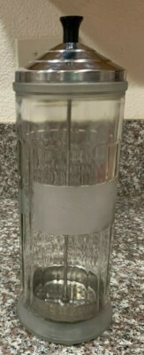 Vintage King Research Disinfectant Jar Excellent Condition Please Read