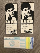 3 - Vintage Jay Leno Show Tickets Autographed by MLB HOF UMPIRE Eric Gregg 3 - Vintage Jay Leno Show Tickets Autographed by MLB HOF UMPIRE Eric Gregg