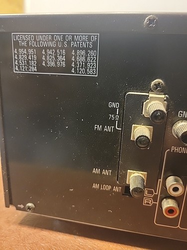Working Technics SA-GX 170 AV Control Stereo Receiver. No Remote - Picture 17 of 23