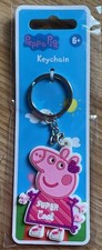 Peppa Pig Rubber Keyring Bag Charm keepsake 