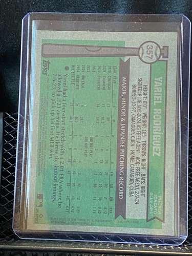 Yariel Rodríguez 2025 Topps Heritage Chrome Light Blue Sparkle #357 Blue Jays - Picture 2 of 2