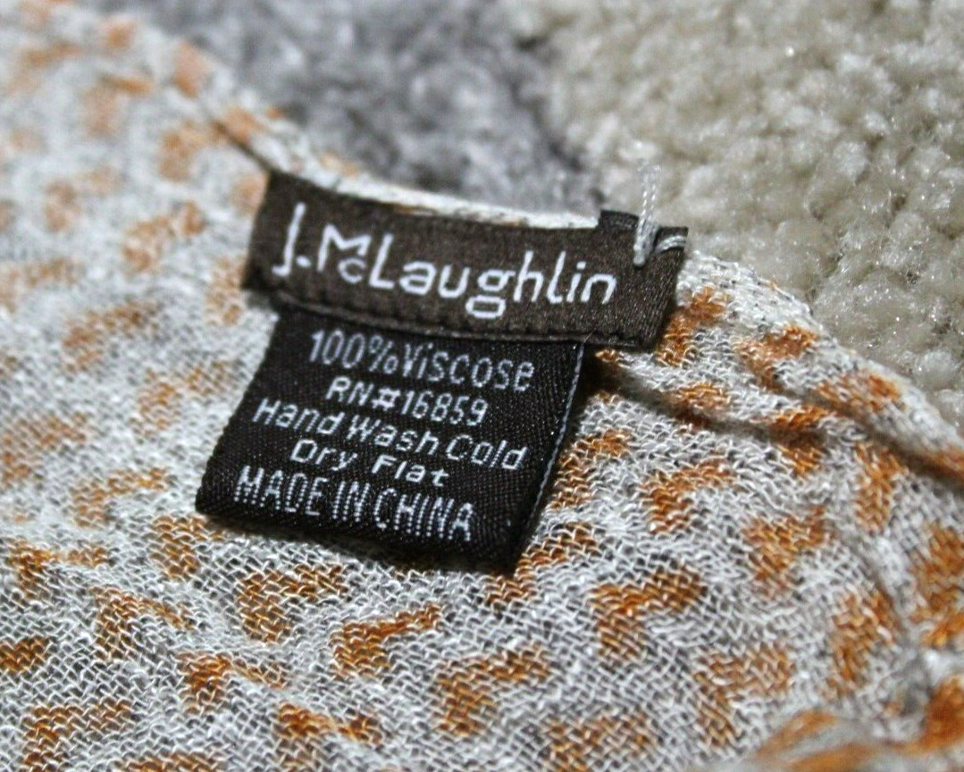 Lightweight Accent Neck Scarf Rectangle Heart Sha… - image 8