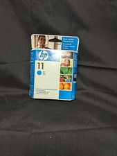 HP 11 Cyan Ink Cartridge Genuine HP 2007 Packaging