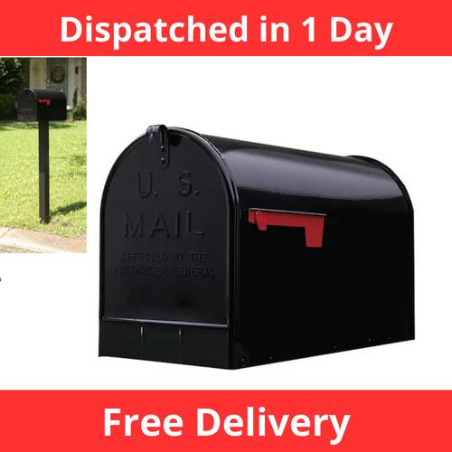JUMBO POST MOUNT MAILBOX Galvanized Steel Extra Large Rural Mail Box eBay