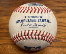 Chas McCormick Astros Game Used SINGLE Baseball 5/30/2021 v Padres Snell Hit #11