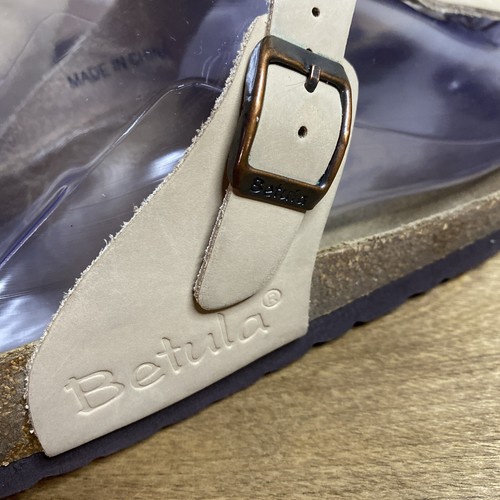 Betula by BIRKENSTOCK 'Gizeh' Beige Wildleder Zehenstegsandalen EUR 38 | US 7 - Bild 5 von 14