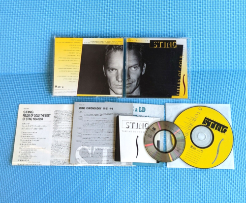 The Best of Sting 1984 -1994 Fields of Gold JAPAN CD w/3inch CD