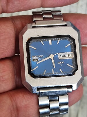 SEIKO 6106-8040 DX TV 23J AUTOMATIC DX Blue Dial WORKING | eBay