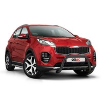 FrontbüGel FrontschutzbüGel FüR Kia Sportage 2015-2018 Mit ABE Stahl Schwarz