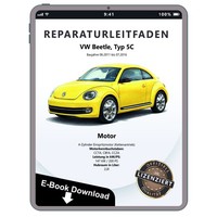 VW Beetle Typ 5C 2011-2016 4-Zyl. Benzinmotor 2,0L 200 PS Werkstatthandbuch PDF