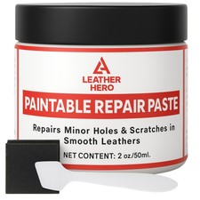 Leather Filler for Filling or Repairing Holes, Tears, Cracks, Scratches, 50mL