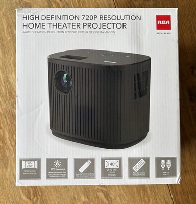 RCA Home Theater Projector - 120  Onn Screen Included