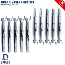 Head and Shank Tweezers Jewelers Ring  Setting Holding Jewelry Soldering Tools