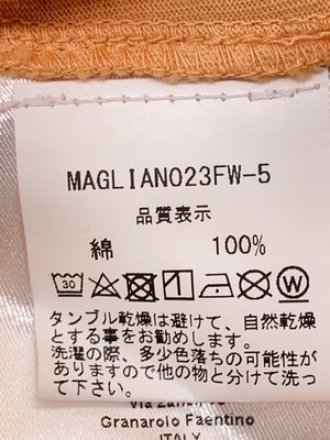 MAGLIANO Long Sleeve Cotton T-Shirt in Orange - MAGLIANO23FW-5 | eBay