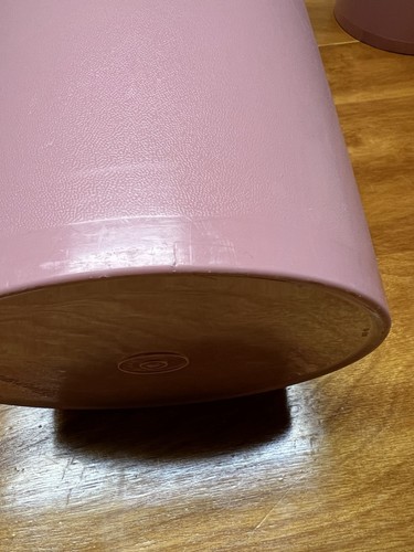 VINTAGE Tupperware (6) Canister 1339 811 807 805 MAUVE PINK Servalier Seal SET - Picture 16 of 22