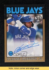 2021 Topps 1986 Baseball Series 2 Gold 37/50 Vladimir Guerrero Jr Auto READ 0r1r