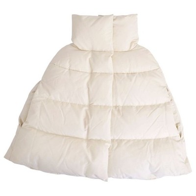 Mylan Coat 22AW Poncho Down Zip-Up Outerwear Women's F White Used MOLO-0