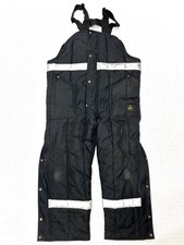 RefrigiWear 0386R Reflective Safety Insulated Bibs Men's Size XL