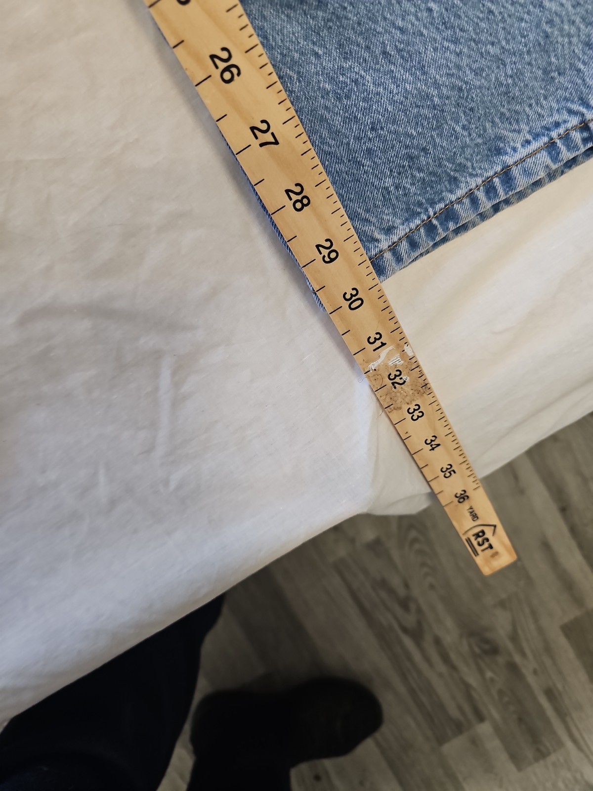 Zara Women's Light Wash Denim Jeans EU32 A1 1196 image 6