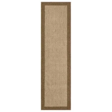 2'x7' Washable Madison Boarder Tufted Runner Rug Tan - Threshold