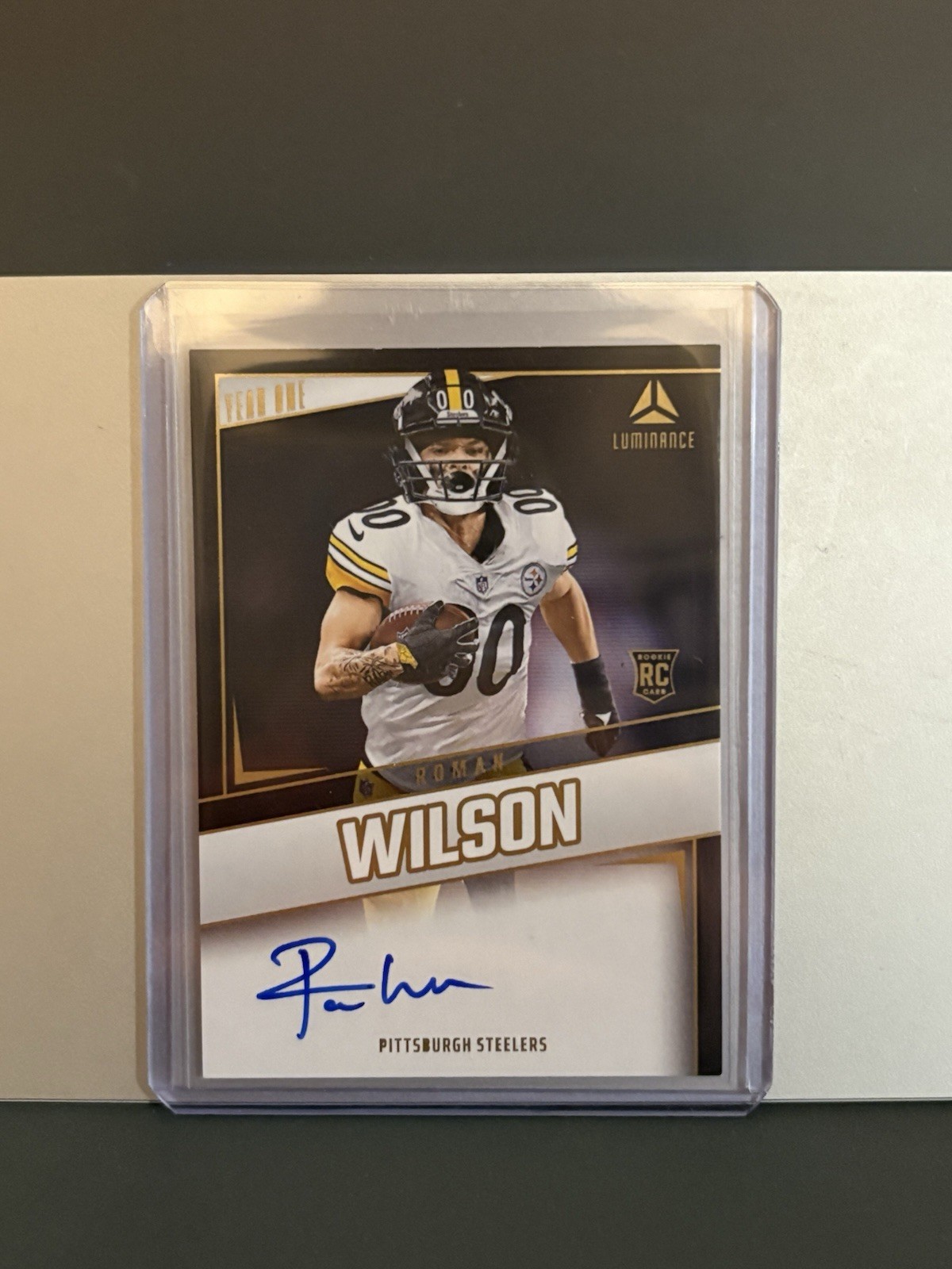 2024 Panini Luminance - Year One Signatures Roman Wilson #YOS-RWN (AU, RC)