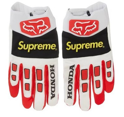 Supreme Honda Fox Racing Gloves - Size Medium New No Tag 100