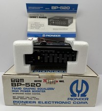 VTG Pioneer BP-520 Car Audio 7 Band Graphic Equalizer Booster Japan NEW Open Box